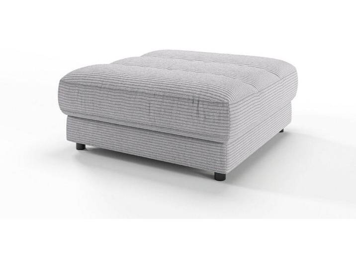 3C Candy Polsterhocker Stripes, Passend zur Serie Stripes, grau, grau 3C Candy Polsterhocker Stripes, Passend zur Serie Stripes, grau, grau von Candy-Polstermöbel