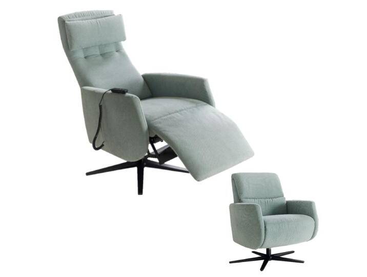 Candy Aramo Relaxsessel und Cocktailsessel in Einem teilmotorische Relaxfunktion in grün oder weitere Farben verschiedene Fußausführungen von Candy-Polstermöbel