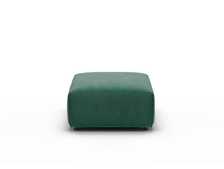 Candy Eastport Feincord Polsterhocker 80x80 cm von Candy-Polstermöbel