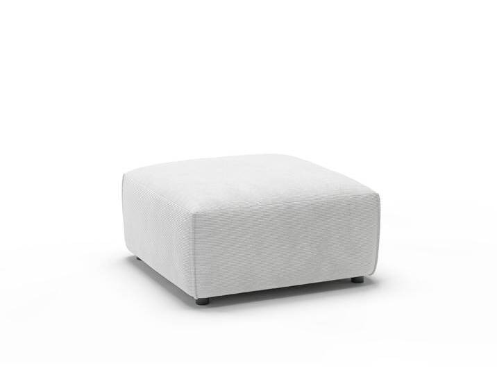 Candy Eastport Feincord Polsterhocker 80x80 cm von Candy-Polstermöbel