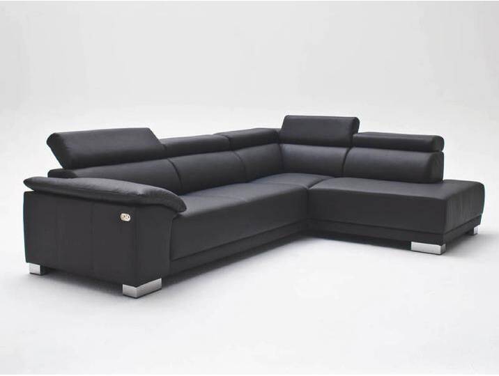 Candy Eckkombination Amalfi Sofa mit Kopfteilverstellung in Echtleder Life Line schwarz PG D Holzfuß chromummantelt Candy Eckkombination Amalfi Sofa mit Kopfteilverstellung in Echtleder Life Line schwarz PG D Holzfuß chromummantelt von Candy-Polstermöbel