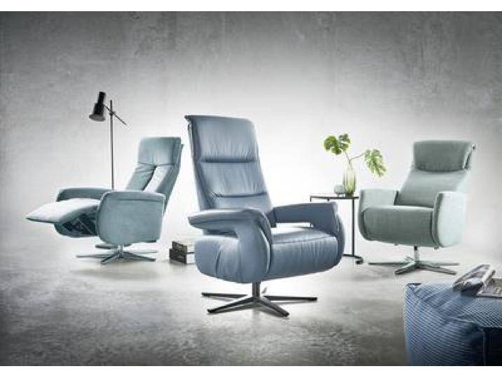 Candy Funktionssessel SK 750 in Stoff Mono grey PG 2/6 von Candy-Polstermöbel