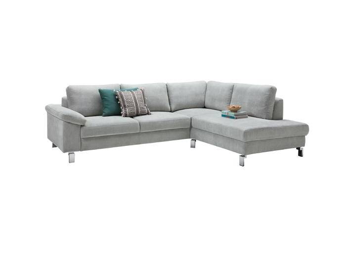 Candy Intermezzo mit Ottomane rechts mit verschiedenen Fußvarianten in einer Vielzahl an Bezügen von Candy-Polstermöbel