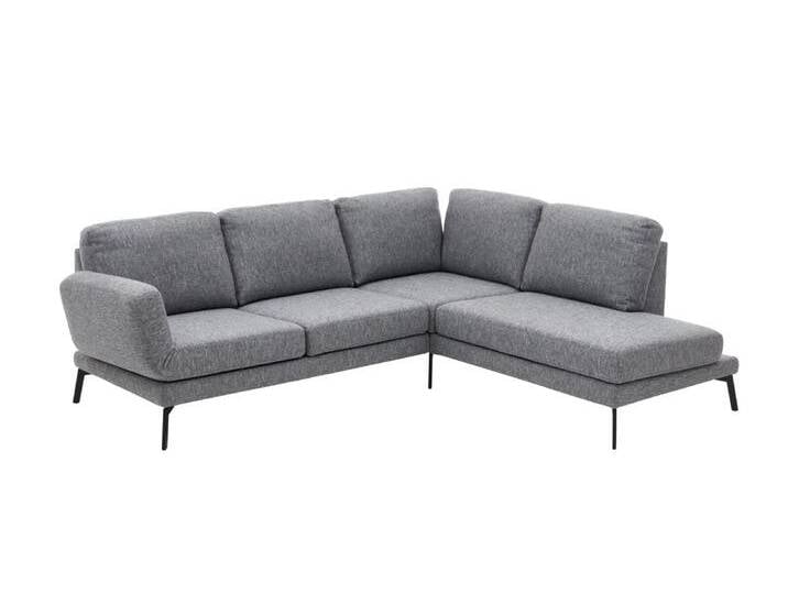 Candy Polsterecke TWISTER ca. 253x207cm in Stoff Prime blue grey von Candy-Polstermöbel