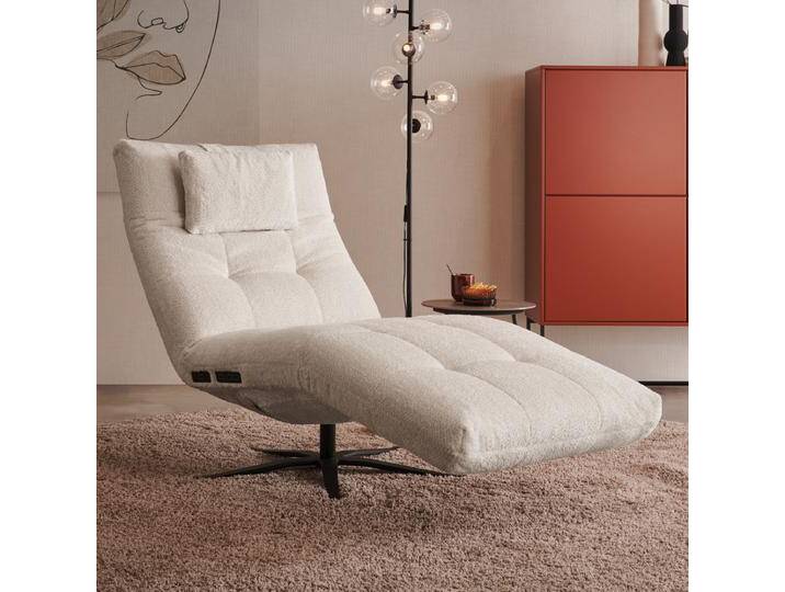 Candy Siesta Relaxliege 3-motorisch mit Herz Waage Position USB Anschluss und Tonnentaschenfederkern wahlweise mit Akku in weiß und weitere Farben von Candy-Polstermöbel