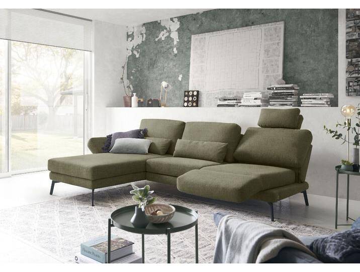 Ecksofa 3C CANDY Kairo modernes Multifunktions-Sofa, bequem, L-Form , grün (oliv), B:317cm H:87cm T:188cm, 100% Polyester, Sofas, inklusive Drehsitz, Armlehnen- und Rückenverstellung, OTTOs Choice von Candy-Polstermöbel