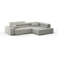 Candy Oregon Cord Ecksofa Recamiere links motorische Sitztiefenverstellung von Candy