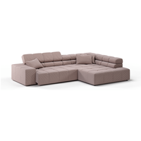 Candy Oregon Cord Ecksofa Recamiere links motorische Sitztiefenverstellung von Candy