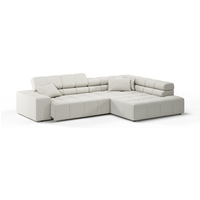 Candy Oregon Cord Ecksofa Recamiere links motorische Sitztiefenverstellung von Candy