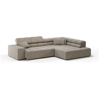 Candy Oregon Cord Ecksofa Recamiere links motorische Sitztiefenverstellung von Candy