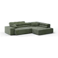 Candy Oregon Cord Ecksofa Recamiere rechts motorische Sitztiefenverstellung von Candy