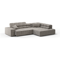 Candy Oregon Velvet Ecksofa Recamiere Links motorische Sitztiefenverstellung von Candy