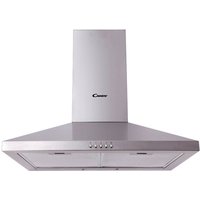 Dekorative wandhaube 60 cm 67 db 458 m3/h edelstahl - Candy - CCE160XGG von Candy