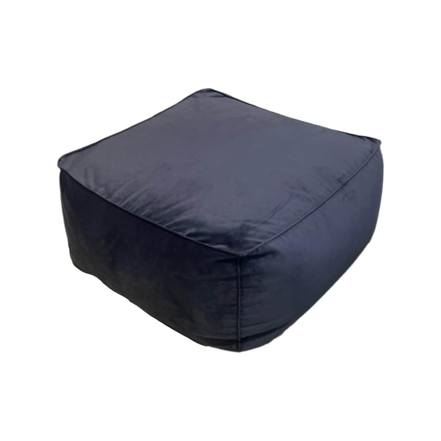 Hocker Noppa 7239 Stoff Velvet Navy Blau von Candy