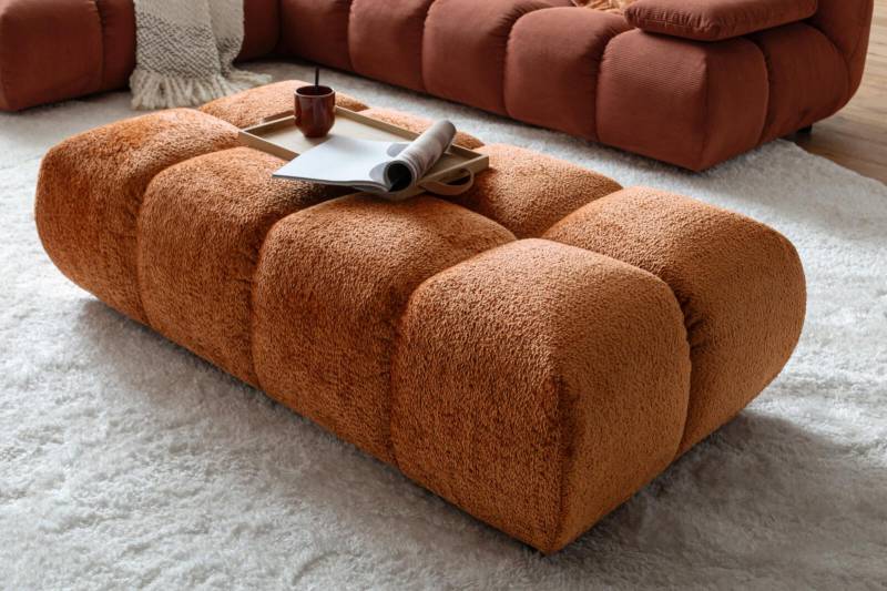 Hockerbank groß  in Stoff Shaun rusty PG. 3/8 Hockerbank groß  in Stoff Shaun rusty PG. 3/8 von Candy