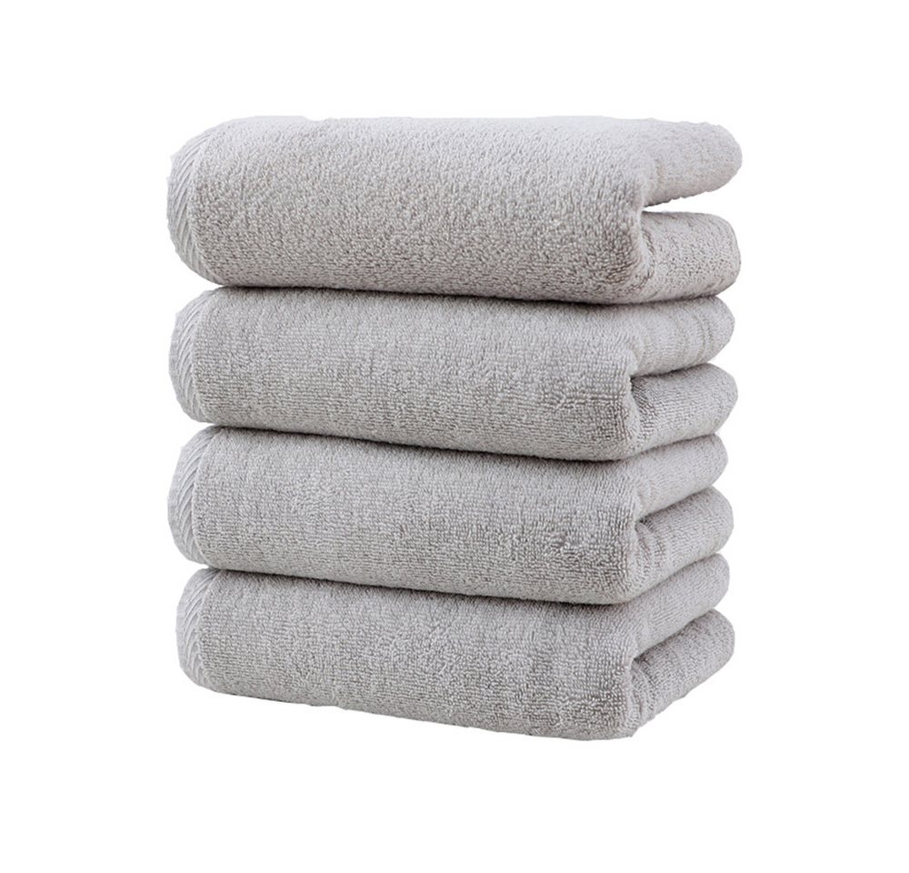 Candyse Handtücher Baumwollhandtuch 4tlg. saugfähig & schnell trocknend, (Baumwollgesichtstuch Waschlappen Handtuch, Haushalt) von Candyse