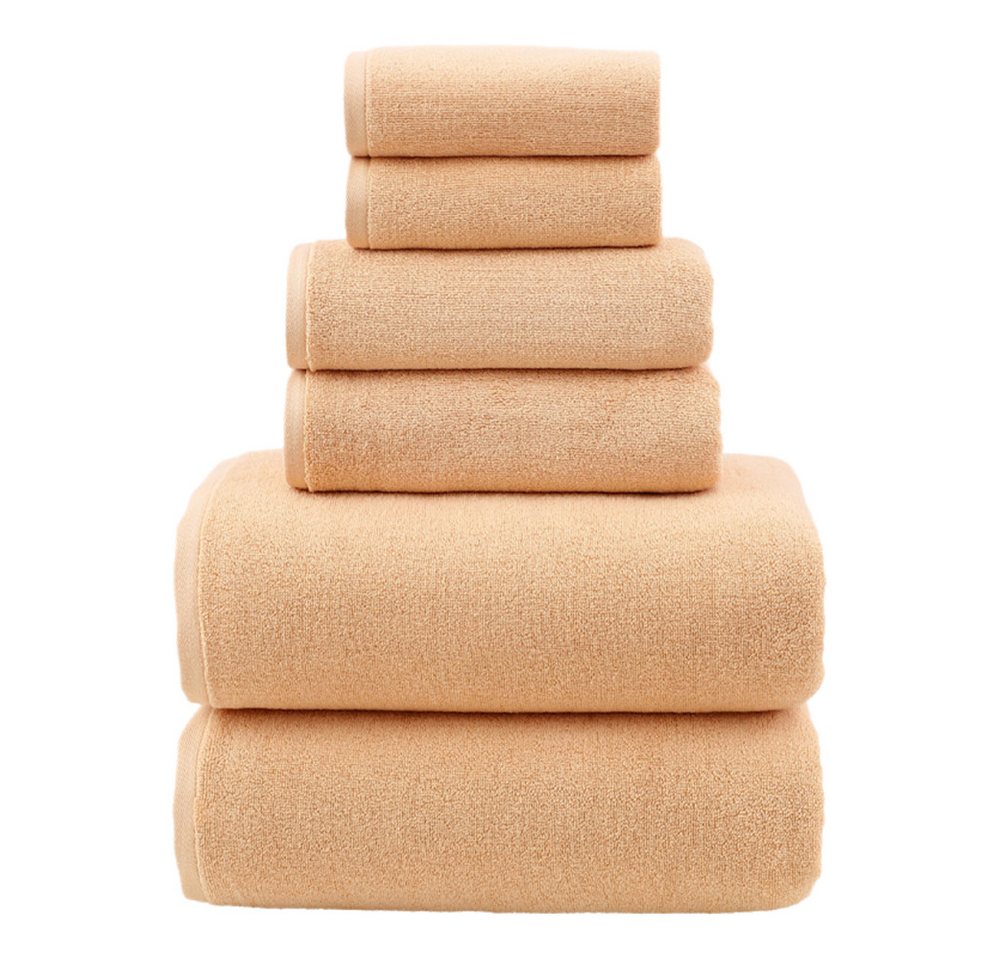 Candyse Handtücher Baumwollhandtuch-Set 6 Stück Waschlappen, (Waschlappen für den Haushalt, geeignet für Erwachsene und Kinder) von Candyse
