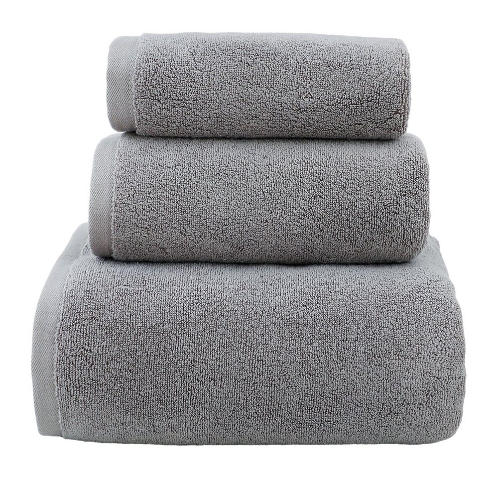 Candyse Handtücher Extra dickes Baumwollhandtuch Quadratisches Handtuch Badetuch Set, (Einfarbiges Handtuch Badetuch Quadrat für den Hausgebrauch) von Candyse
