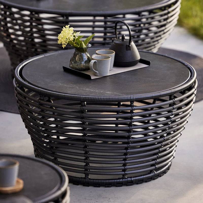 Cane-Line I Basket Couchtisch 75 cm, rund von Cane-Line