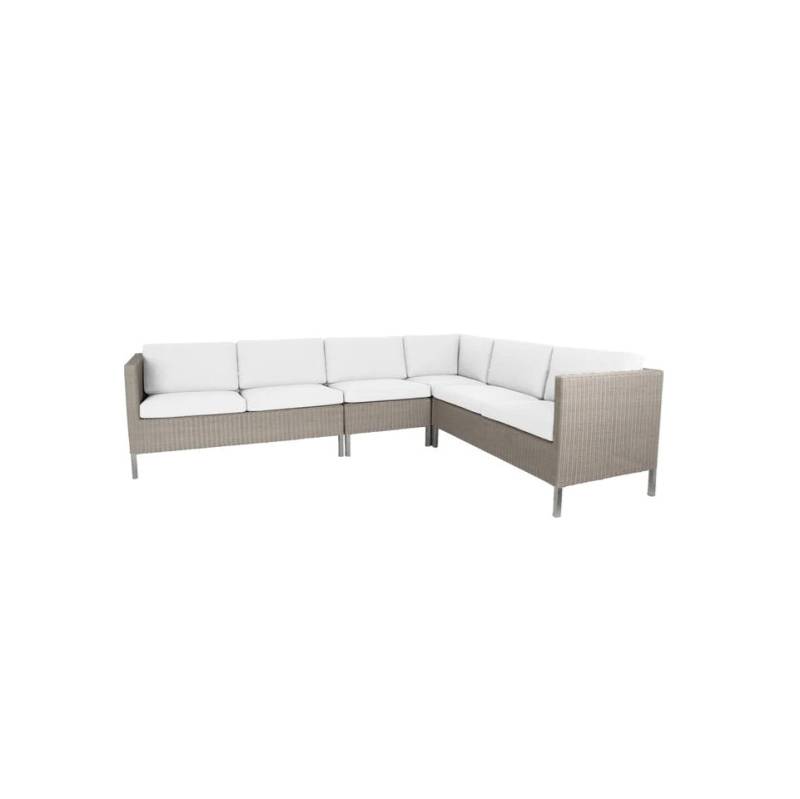 Cane-Line I Connect Dining modulare Ecklounge groß von Cane-Line