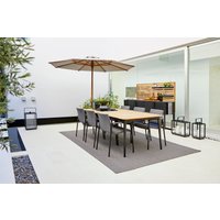 Cane-Line Core Gartentisch Aluminium/Teak nur der Tisch von Cane-Line