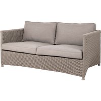 Cane-Line Diamond 2-Sitzer Sofa Rope/Natte Taupe inkl. Kissenset von Cane-Line