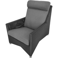 Cane-Line Diamond Highback Stuhl Natte inkl. Kissenset von Cane-Line