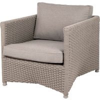 Cane-Line Diamond Loungesessel Rope/Natte Taupe inkl. Kissenset Cane-Line Diamond Loungesessel Rope/Natte Taupe inkl. Kissenset von Cane-Line