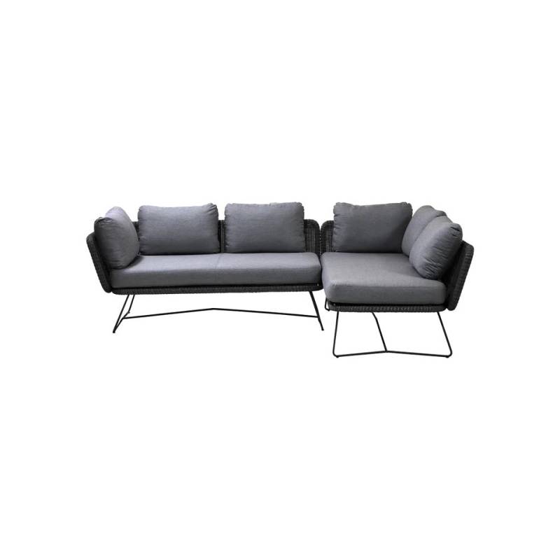 Cane-Line Horizon kleines modulares Ecksofa von Cane-Line