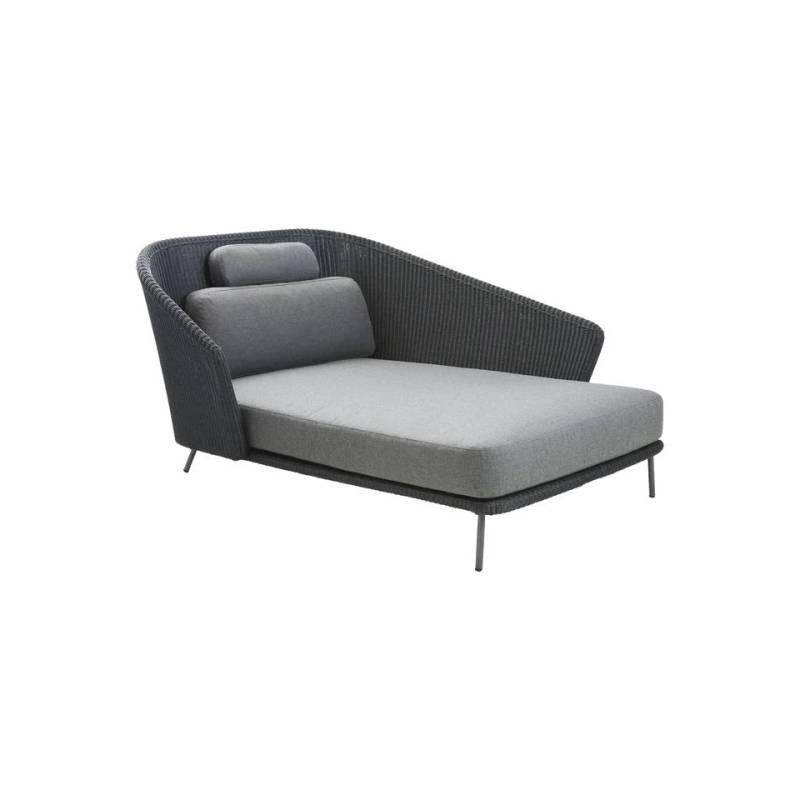 Cane-Line I Mega Daybed mit Armlehne links von Cane-Line