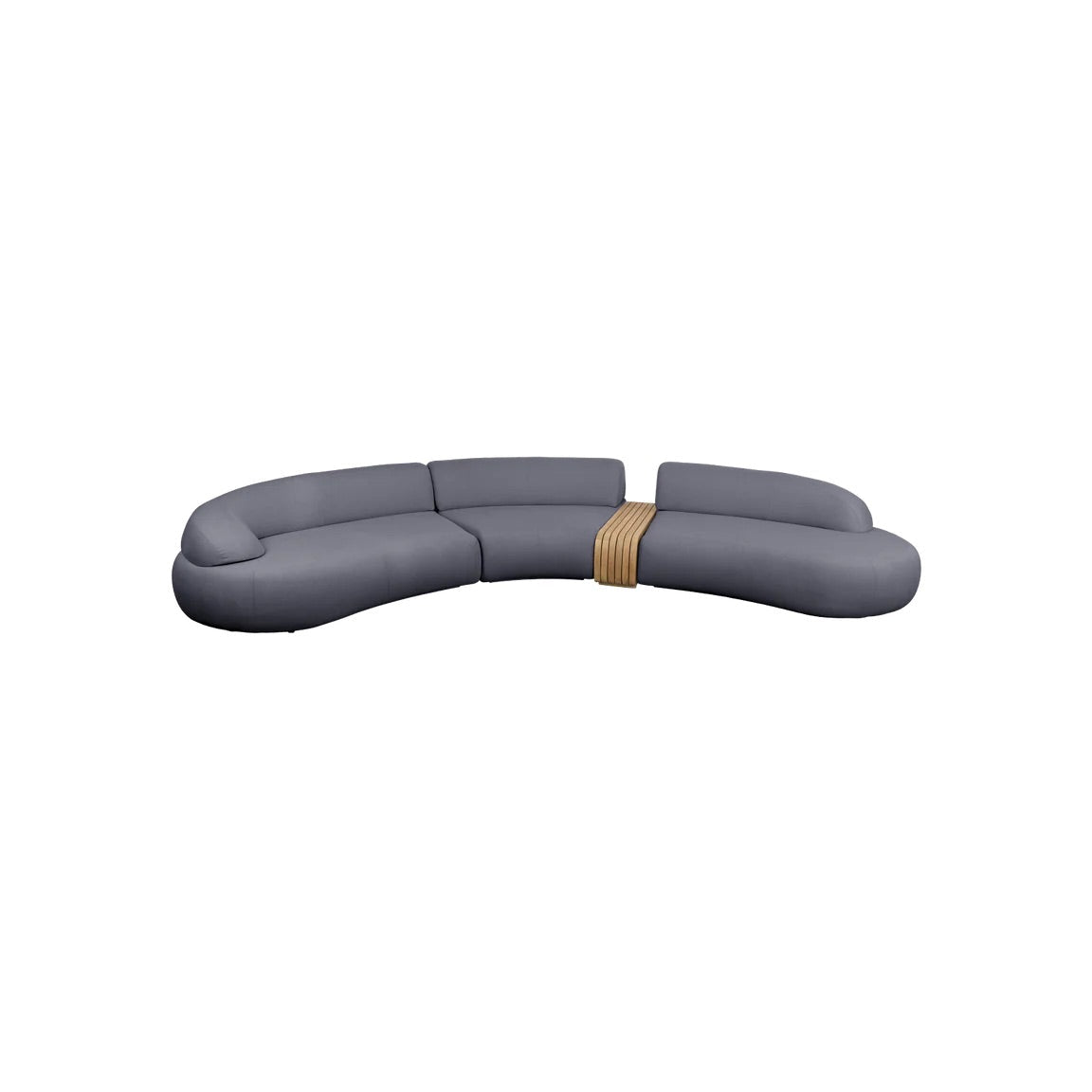 Cane-Line Mellow 5-Sitzer Sofa mit Tischmodul Cane-Line Mellow 5-Sitzer Sofa mit Tischmodul von Cane-Line