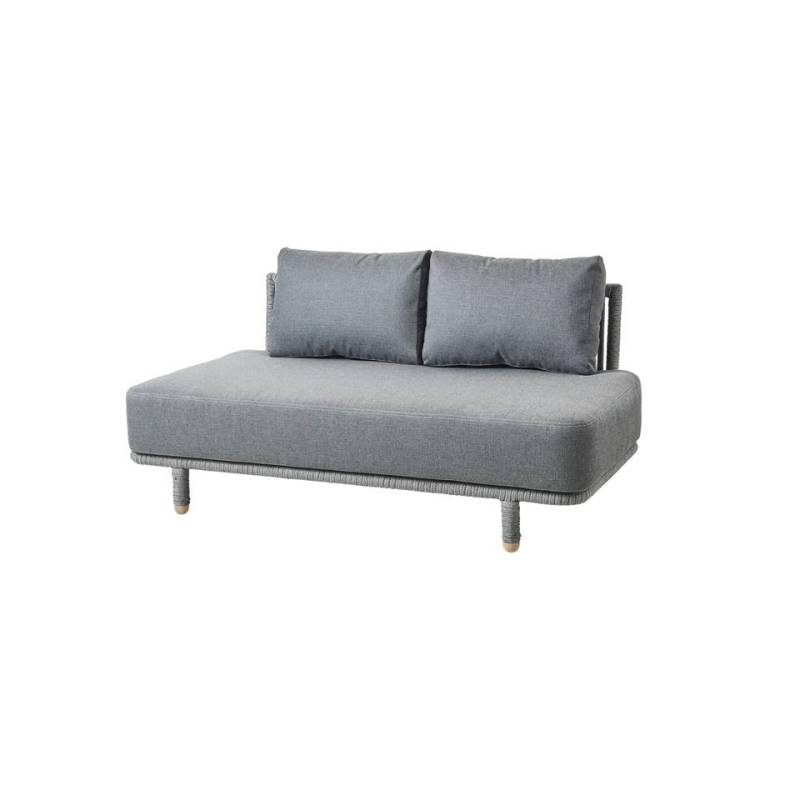 Cane-Line I Moments 2-Sitzer Modulsofa ohne Armlehnen von Cane-Line