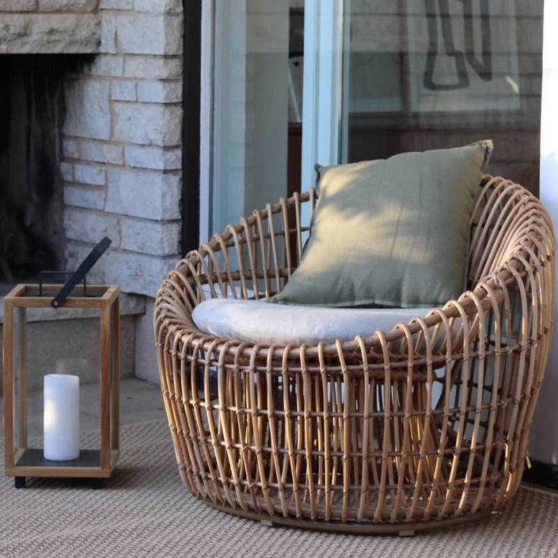 Cane-Line Nest Loungesessel rund von Cane-Line