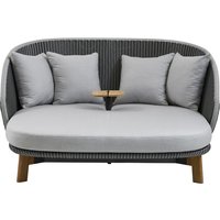 Cane-Line Peacock Daybed mit Tisch und inkl. Kissenset von Cane-Line