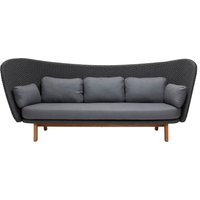 Cane-Line Peacock Wing 3-Sitzer Sofa inkl. Kissensatz von Cane-Line