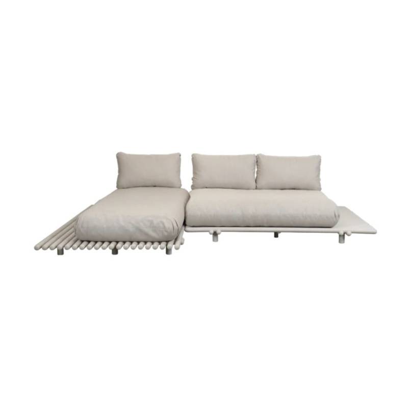 Cane-Line Sticks Plattformsofa mit Chaiselongue von Cane-Line