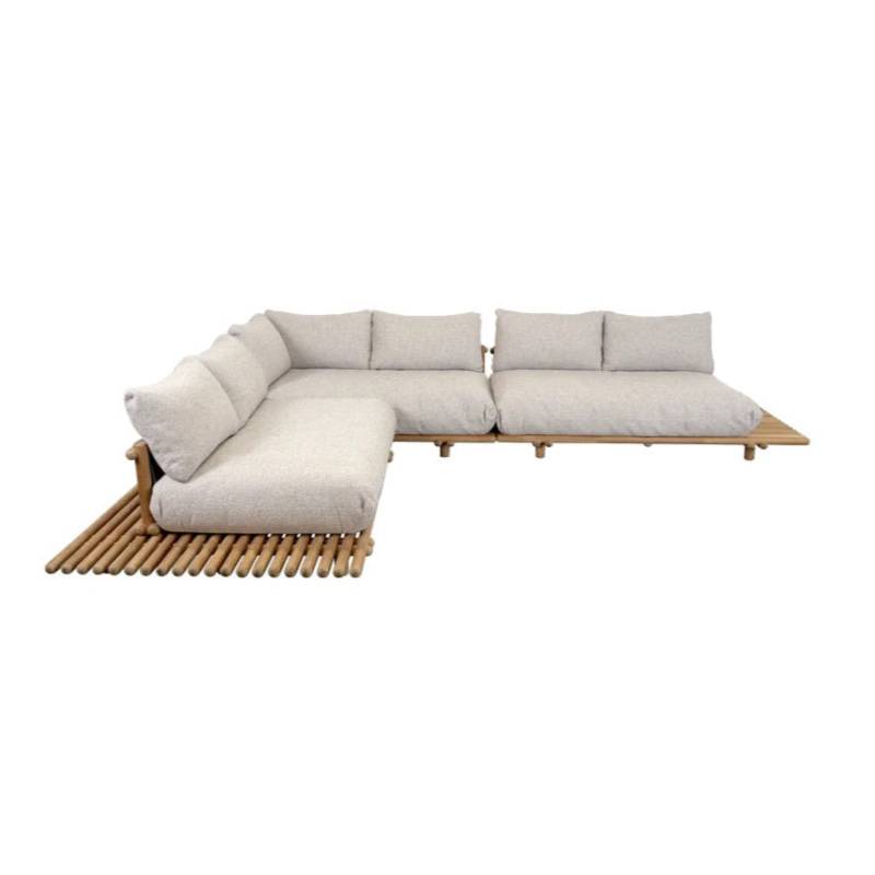 Cane-Line Sticks großes Plattform Ecksofa von Cane-Line