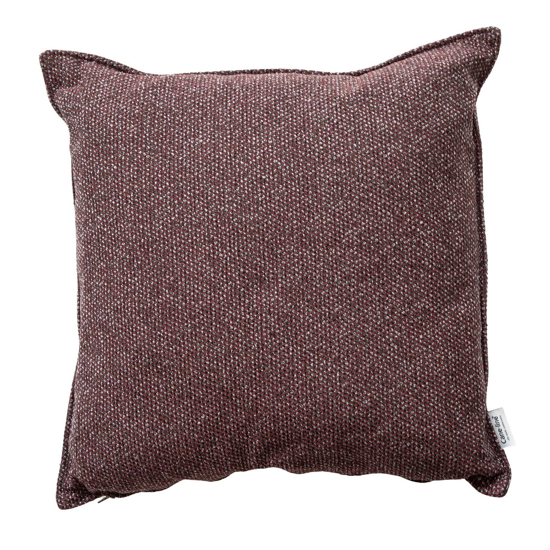 Cane-Line - Wove Outdoor Kissen 50x50cm - dunkles bordeaux/Stoff Selected PP Y113/BxHxT 50x50x12cm/UV-beständig von Cane-Line