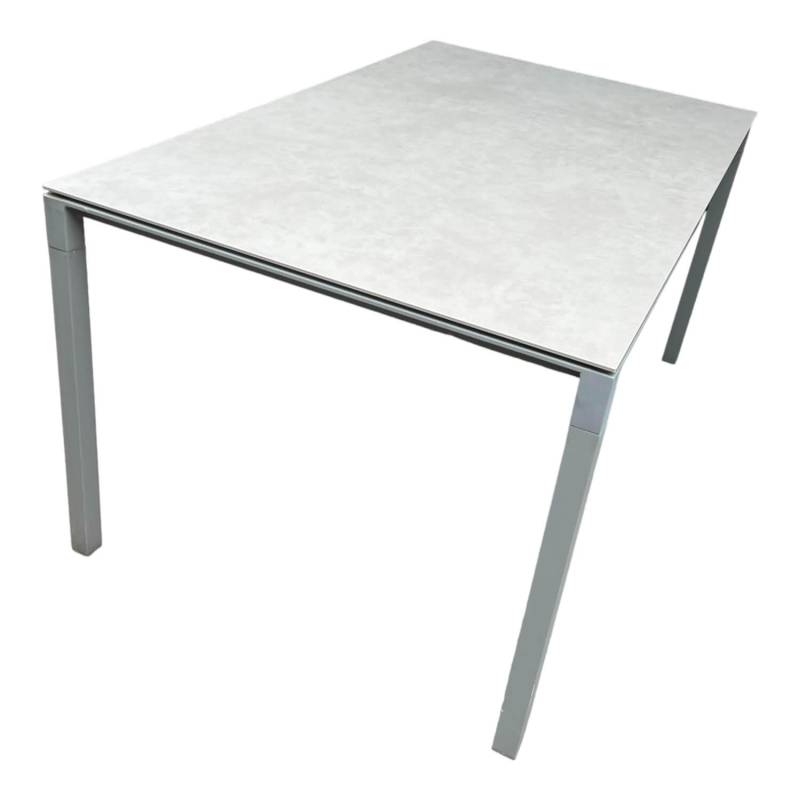 Outdoor Tisch Pure Platte Keramik Concrete Grey Grau Gestell Aluminium Light Gre... von Cane Line