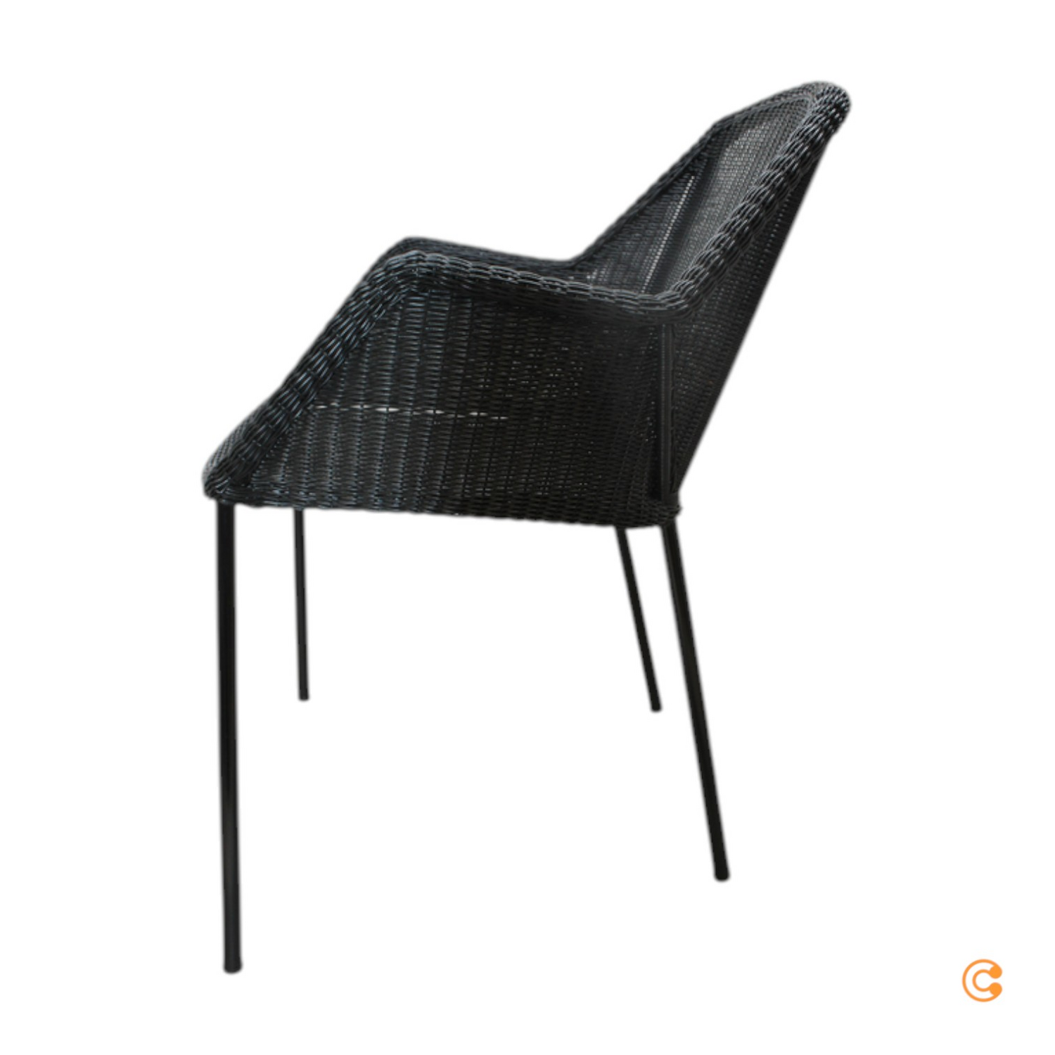 Cane Line Breeze Sessel Stapelbar Outdoor Schwarz Gartenstuhl Siehe Text/Foto B-Ware Cane Line Breeze Sessel Stapelbar Outdoor Schwarz Gartenstuhl Siehe Text/Foto B-Ware von Cane-line