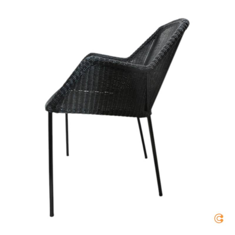 Cane Line Breeze Sessel Stapelbar Outdoor Schwarz Gartenstuhl Siehe Text/Foto B-Ware von Cane-line