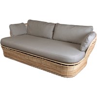 Cane-line - Basket 2-Sitzer Sofa Outdoor, natural / taupe von Cane-Line