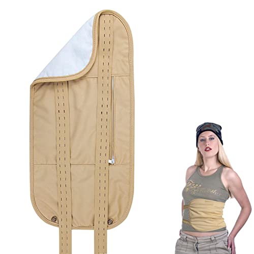 Castor Oil Pack Wrap, Castor Oil Pack, Castor Oil Compression Wrap, Reusable Castor Oil Conditioning Aid for Leber Abdomen Muscles to Improve Circulation Digestion, Good Oil Absorption von Caneem