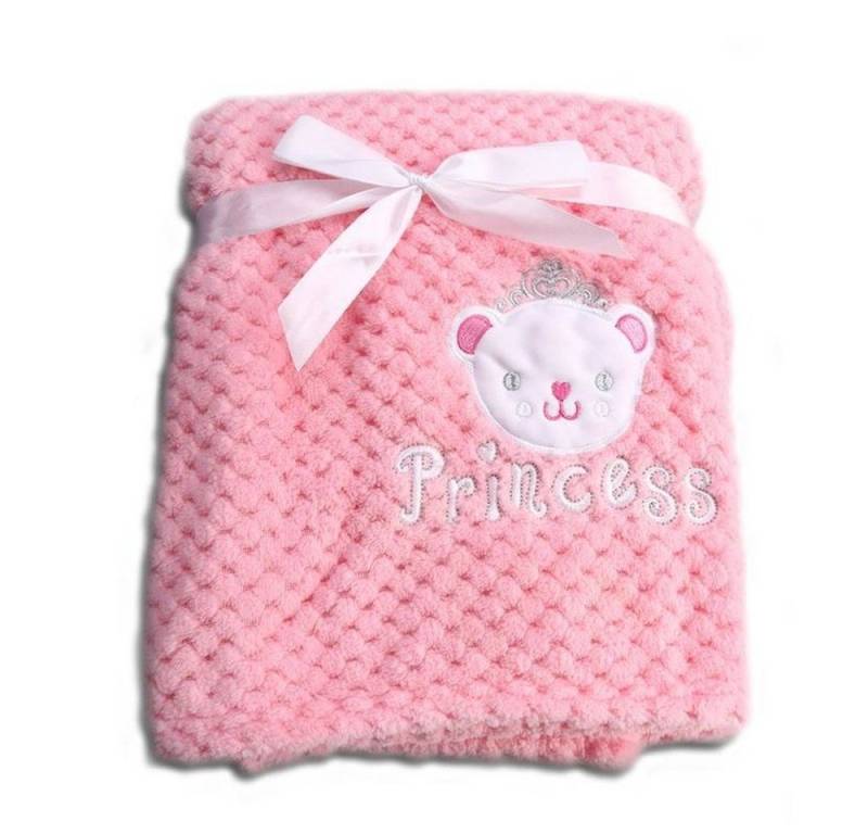 Babydecke Babydecke Freya 80 x 110 cm, Cangaroo, Größe 80 x 110 cm kuschelige Babydecke aus Fleece von Cangaroo
