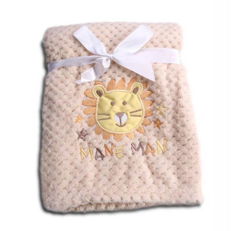 Babydecke Babydecke Freya 80 x 110 cm, Cangaroo, Größe 80 x 110 cm kuschelige Babydecke aus Fleece von Cangaroo