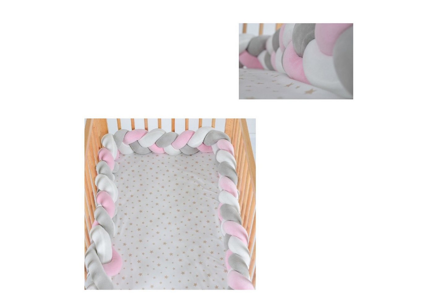 Cangaroo Bettnestchen Bettnestchen Braidy, geflochten, Bettumrandung 220 x 13 x 3,5 cm Cangaroo Bettnestchen Bettnestchen Braidy, geflochten, Bettumrandung 220 x 13 x 3,5 cm von Cangaroo