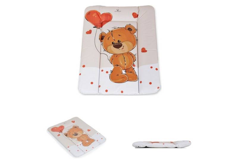 Cangaroo Wickelauflage Wickelauflage Soft 50 x 70 cm (1-tlg), 50 x 70 cm waschbar gepolstert erhöhter Rand von Cangaroo