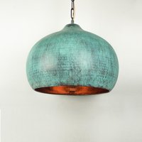 Dome Oxidiertes Kupfer Pendelleuchte - Gehämmerte Kupfer-Kücheninsel-Beleuchtung Kupfer-Industrie-Lampenschirm Art-Deco-Leuchte Dome Oxidiertes Kupfer Pendelleuchte - Gehämmerte Kupfer-Kücheninsel-Beleuchtung Kupfer-Industrie-Lampenschirm Art-Deco-Leuchte von CangcimenCraft