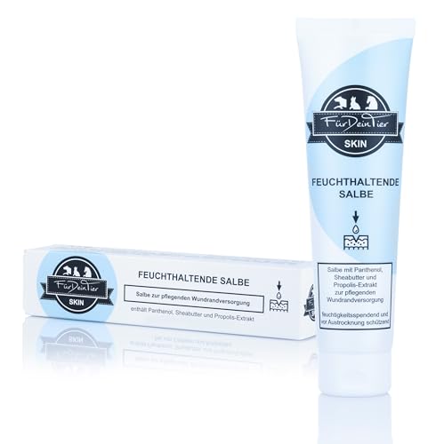 FürDeinTier Skin feuchthaltend | 100 ml Wundschutz- und Wundsalbe für Hunde, Katzen und Pferde geeignet | mit Propolis-Extrakt, Sheabutter, Panthenol von CaniMove