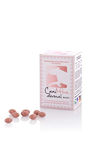 CaniMove Dermal Mini (100 Kapseln) | für Haut und Fell, bei Schuppenbildung und Haarausfall | mit PUFA, Zink, Biotin und Lycopin von CaniMove